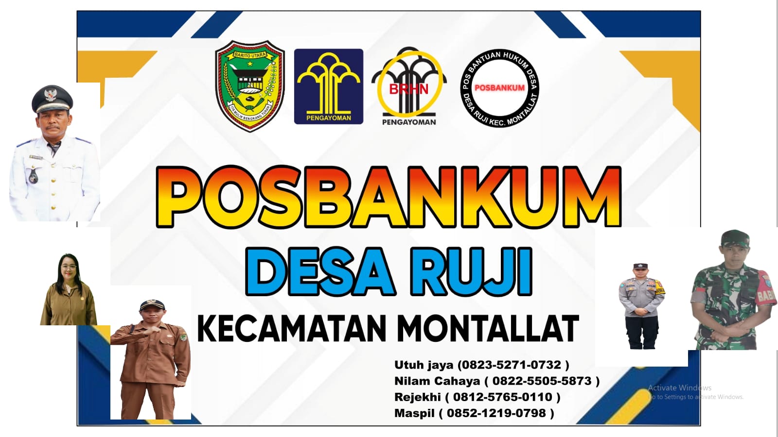 Pos Bantuan Hukum (POSBANKUM) Desa/Kelurahan